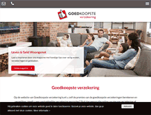 Tablet Screenshot of goedkoopste-verzekering.nl